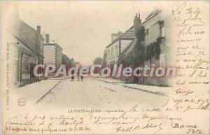 Old Postcard La Ferte St Aubin High Street