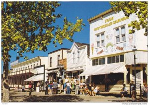 Exterior Street View, Heritage Park, Window Shopping at Black's Jewellery, Ca...