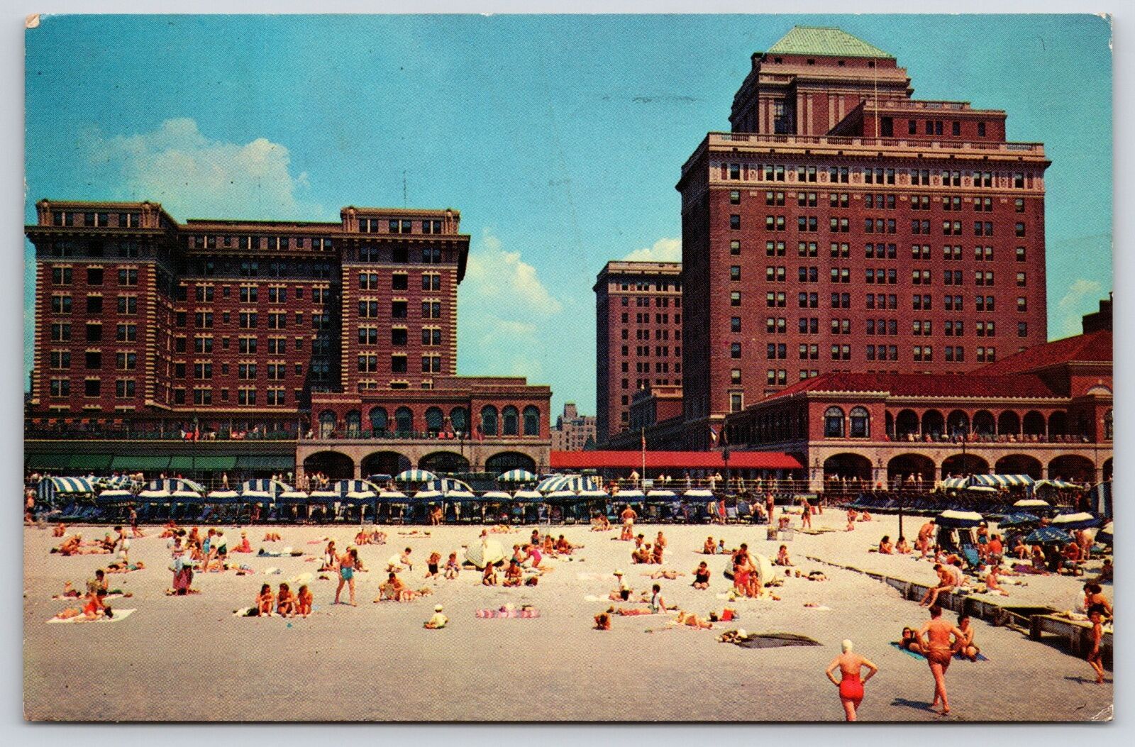 1965 Chalfonte Haddon Hall Hotel Atlantic City New Jersey Modern Posted Postcard Europe