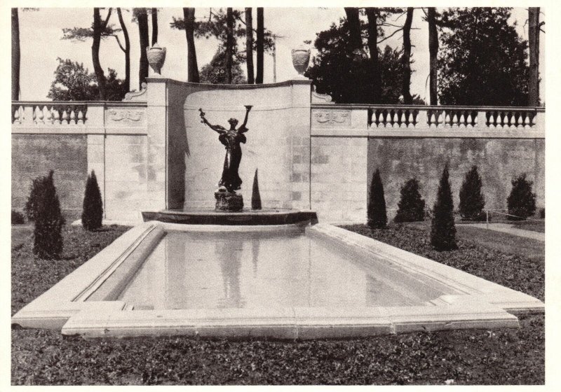 Postcard Spirit Of Life Sculpture by Daniel Chester French Saratoga Springs NY