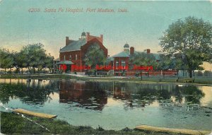 IA, Fort Madison, Iowa,  Santa Fe Hospital, Exterior View, 1915 PM, No 4208