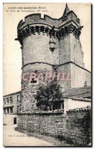 Old Postcard Ligny in Barrios (Meuse) The Tour of Luxembourg