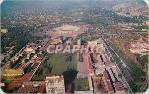 Modern Postcard Air View of ciudad university Statde Mexico Football