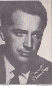 Vintange Arcade Card Rossano Brazzi