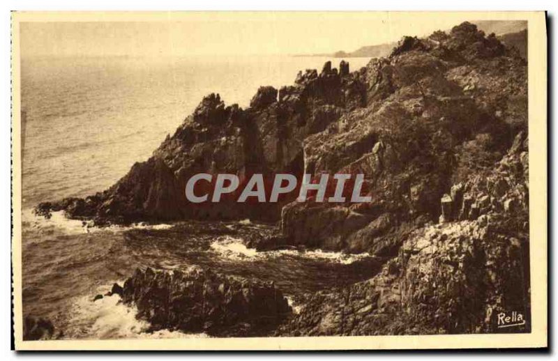 Old Postcard La Corniche D Or Les Rochers du Trayas