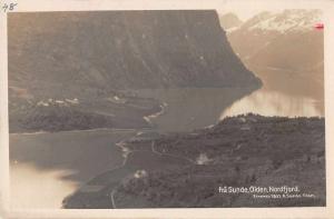 Olden Norway Nordfjord Real Photo Antique Postcard J46693