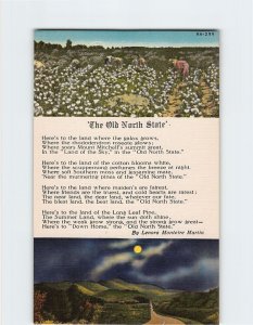 Postcard 'The Old North State', North Carolina