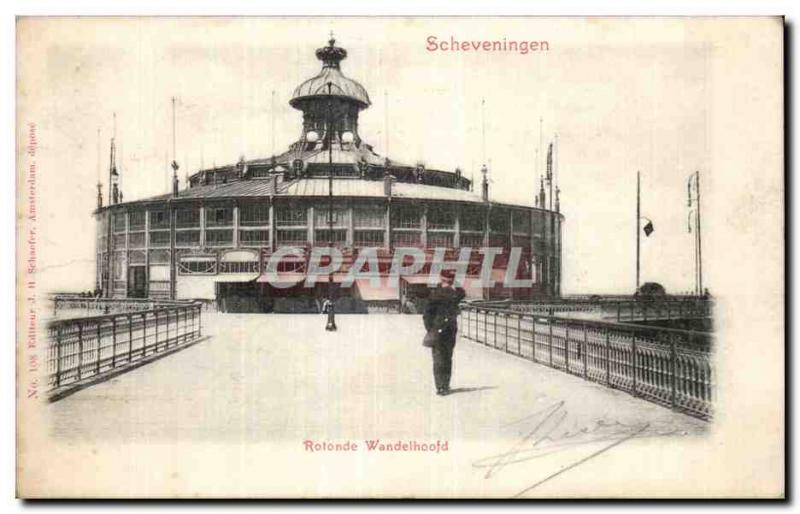 Old Postcard Scheveningen Rotunda Wandelhoofd