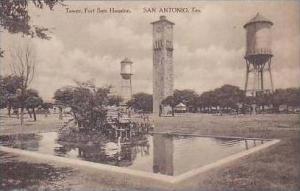 Texas San Antonio Tower Fort Sam Houston Albertype