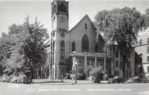 D22/ Kalamazoo Michigan Mi Real Photo RPPC Postcard 1948 1st Baptist Church