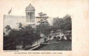 Vintage Postcard Soldiers' And Sailors' Monument Historic Landmark New York NY