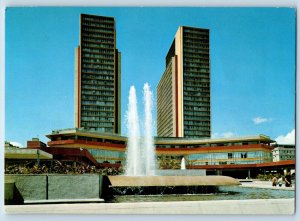 Caracas Venezuela Postcard Simon Bolivar Center and Fountain 1974 Posted Vintage