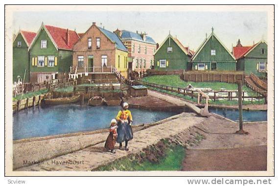 Havenbuurt, Marken (North Holland), Netherlands, 1910-1920s