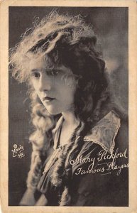 Mary Pickford Famous Players View Postcard Backing 