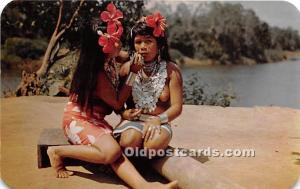 Darien Indians, Panama women of remote Ddarien country African Nude Unused 