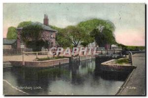 Britain Cavesham lock Old Postcard