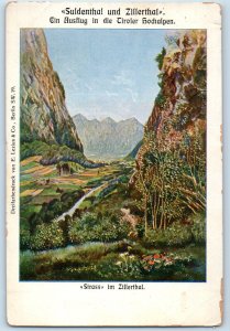 Tyrol Italy Postcard Suldenthal and Zillerthal Tyrolean High Alps c1920’s