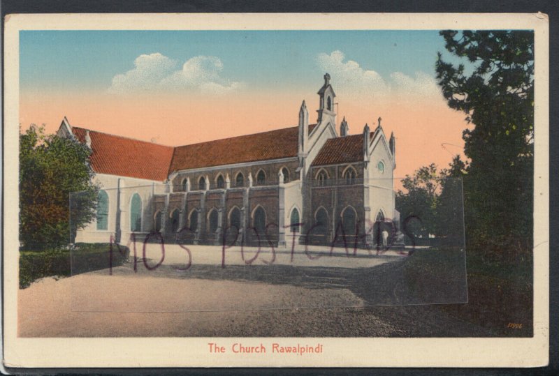 Pakistan Postcard - The Church, Rawalpindi   RS17592