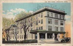 J94/ Charlotte Virginia Postcard c1910 The New Queen Hotel Building 114