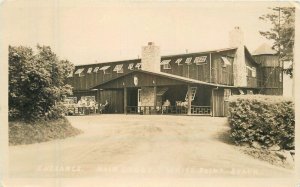 Canada  Liverpool Nova Scotia RPPC Photo Postcard Lodge White Point 22-6887