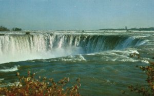 Niagara Falls Canada, A Mighty Welcome Roars, Horseshoe Falls, Vintage Postcard