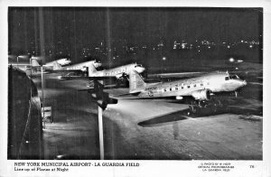 NY La Guardia Field Municipal Airport-American Flagship Skysleeper~1940 Photo PC