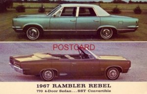1967 RAMBLER REBEL 770 4-DOOR SEDAN ... SST CONVERTIBLE