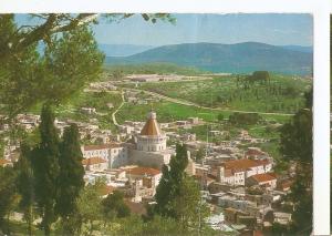 Postal 045698 : Nazaret. Panorama con la Nueva Basilica de la Anunciacion