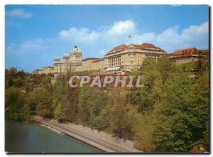 Modern Postcard Bern Hotel Bellevue Palace Federal