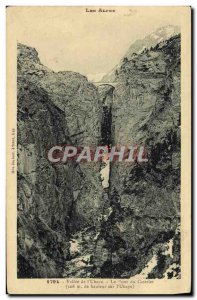 Old Postcard The Valley of The Alps & # 39Ubaye Pont du Castelet