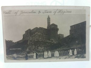 Wall of Jerusalem and Tower of Hippicus Vintage Postcard c1910