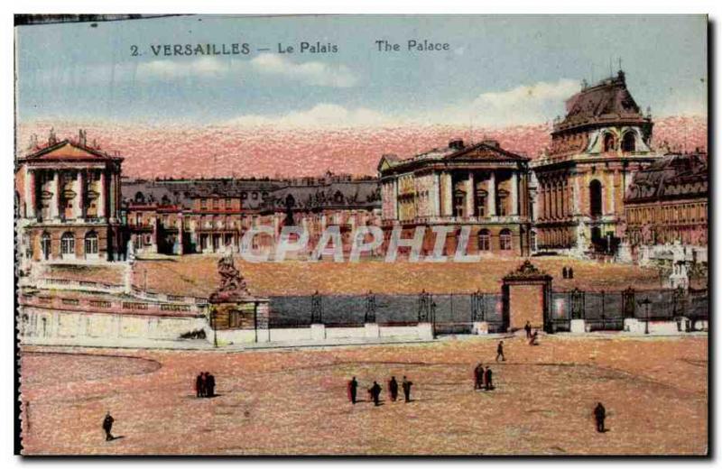 Old Postcard Versailles Palace