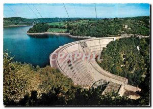 Modern Postcard The Dam Bort Correze seen from the right bank