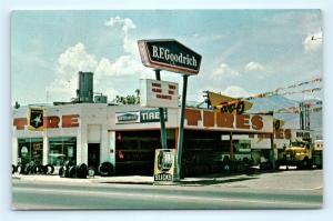 Postcard ID Pocatello Big O Tires BF Goodrich Tire Store Vintage Vehicles #2 L08