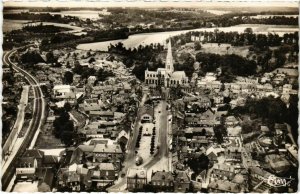 CPA AUFFAY - Vue aerienne sur la Place Carnot (105716)