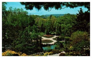 Postcard GARDEN SCENE Hamilton Ontario ON AS5295