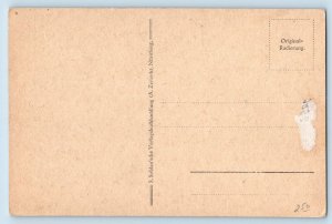 Bavaria Germany Postcard Funfeckiger Thurm Greetings from Nuremberg c1910