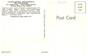 Florida  Riviera Beach ,  Tahoe Motel Apartments