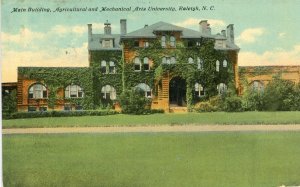 Postcard Agricultural & Mechanical  Arts Building, University of Raleigh, NC. S6