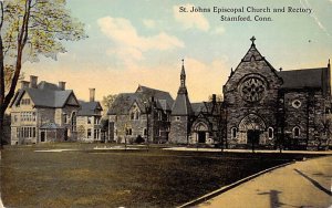 Saint Johns Episcopal Church and Rectory Stamford, Connecticut CT