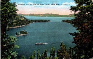 Lake Tahoe Emerald Bay Reno Nevada NV Sierra News by Californians Postcard