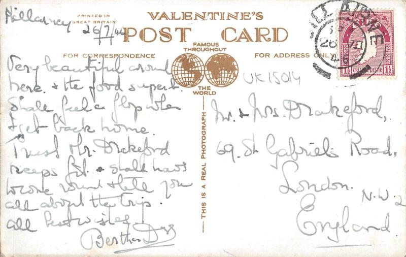 uk15014 killarney lakes from the mountain road ireland