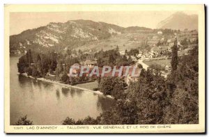 Old Postcard Talloires Annecy Vue Generale And Roc De Chere
