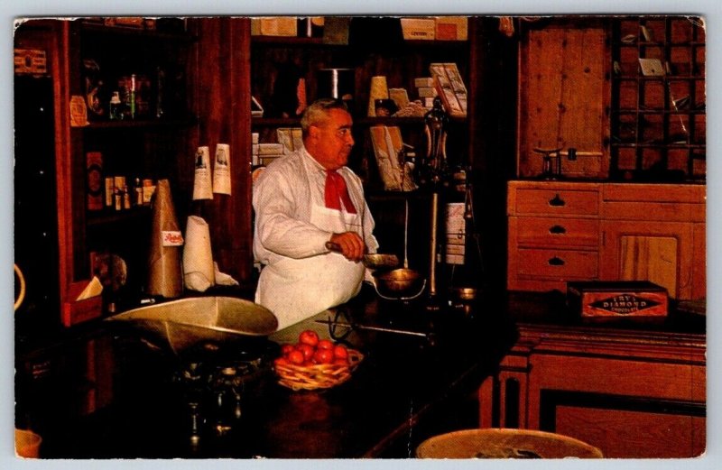 Interior Of Crysler Store, Upper Canada Village, Ontario, Vintage Postcard