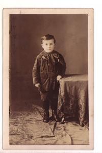 Real Photo, Young Boy Standing, AZO Canada
