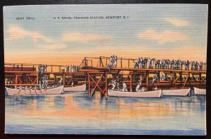 Vintage Postcard 1930-1945 US Naval Training Station, Newport, Rhode Island (RI)