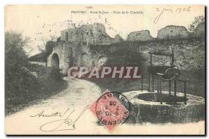 Old Postcard Provins Porte St Jean Wells of the Citadel