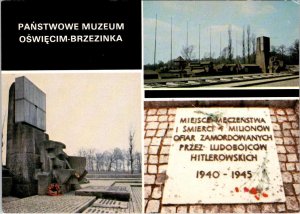 Oswiecim, Poland PANSTWOWE MUZEUM Auschwitz Museum~Hitler~Holocaust 4X6 Postcard