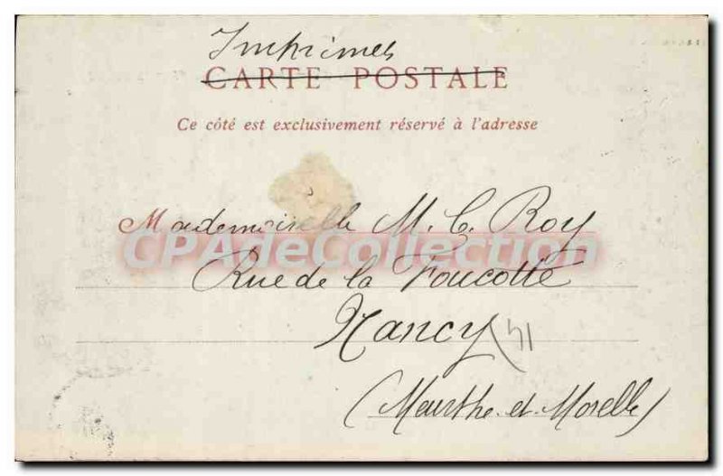 Postcard Old Bayeux instead of the castle