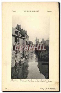 Postcard Old Bayeux view on the Rue Saint Jean Aure